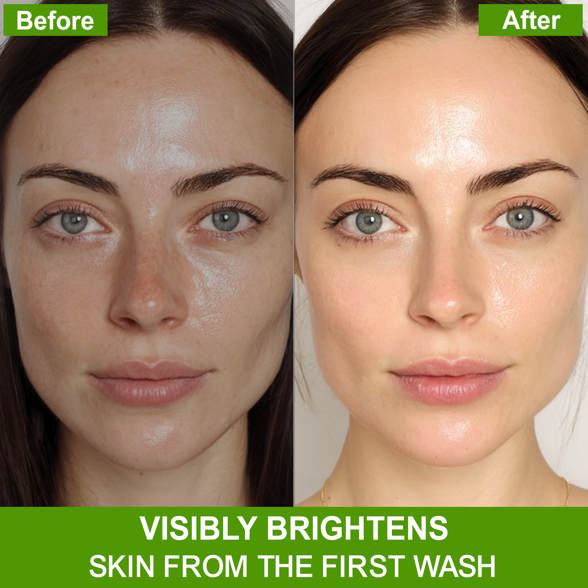 Brightening Whitening Face Wash for Men & Women | Deep Cleansing Facewash with Natural Extracts | Helps Reduce Dullness & Uneven Skin Tone | Daily Use Cleanser | 100 ml